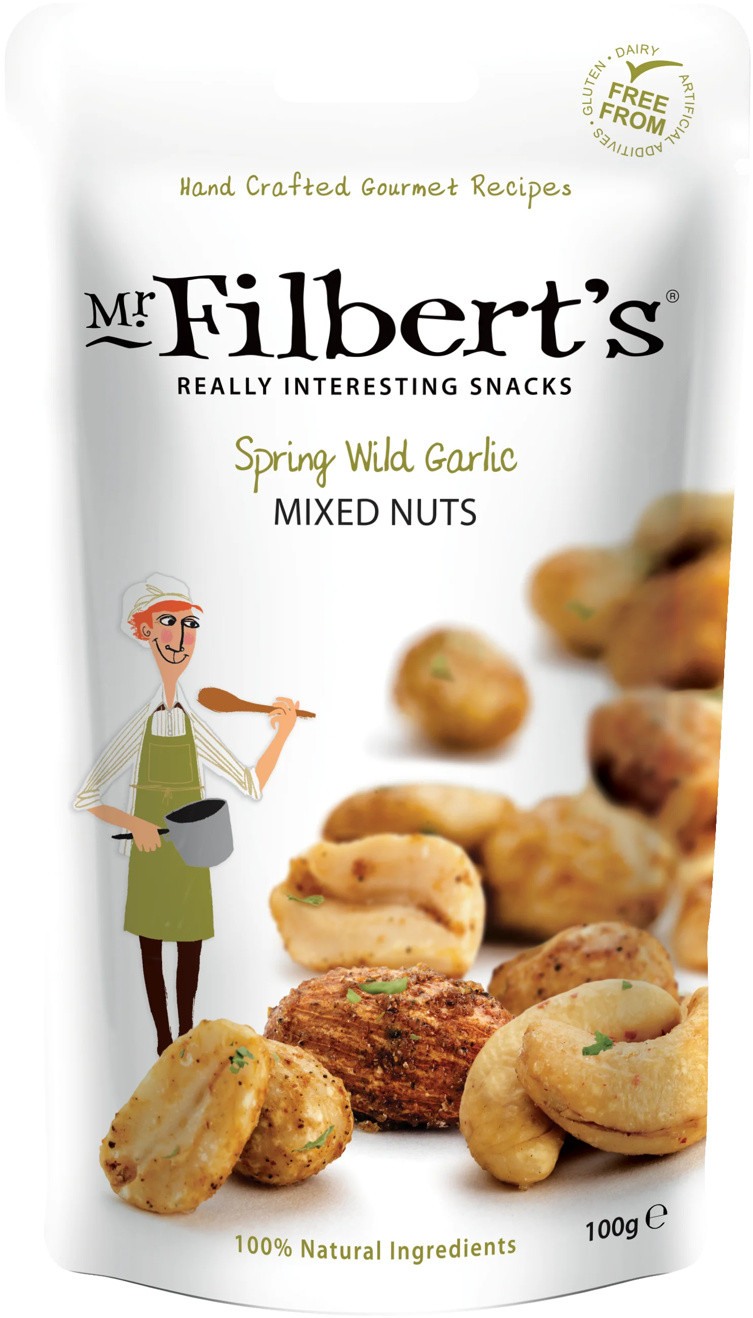 Mr. Filbert's spring wild garlic mixed nuts