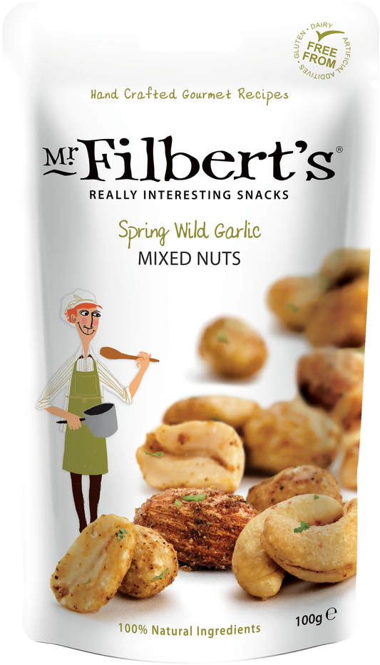 Mr. Filbert's spring wild garlic mixed nuts