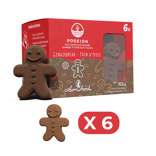 Gingerbread Hot Chocolate Bombs - Box of 6