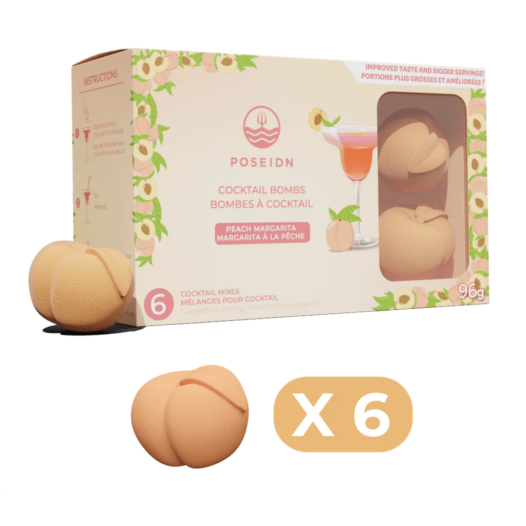 Peach Margarita Cocktail Bomb - Box of 6